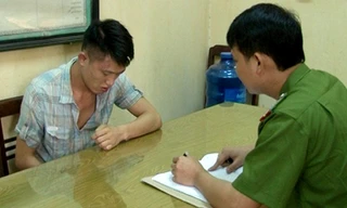 Đối tượng Hải bị tạm giữ tại CQĐT