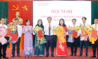 Bổ nhiệm 15 Phó Giám đốc Sở Y tế, Sở Giáo dục & Đào tạo tỉnh Bắc Ninh