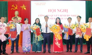 Bổ nhiệm 15 Phó Giám đốc Sở Y tế, Sở Giáo dục & Đào tạo tỉnh Bắc Ninh