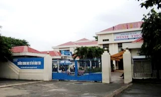 Trường THCS Bình Thọ, nơi thầy giáo V công tác và “dính” nghi án hiếp dâm trẻ em