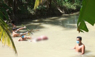 Hiện trường nơi phát hiện thi thể nạn nhân