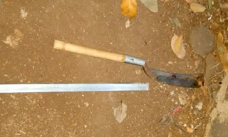 Hung khí gây án tại hiện trường