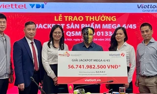 Người trúng Vietlott 56,7 tỉ đồng "chơi" vé số không quá 50.000 đồng/lần