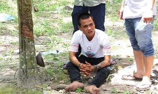 Hồ Minh Hiếu lúc bị bắt