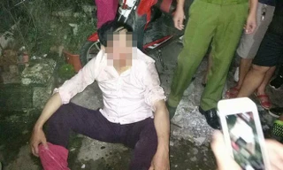 Hình ảnh về nam thanh niên được chia sẻ trên mạng xã hội. Ảnh chụp màn hình