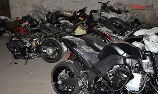 Nhập hàng chục xe phân khối lớn không giấy tờ từ Lào về bán