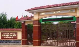 UBND xã Trung Thành nơi xảy ra sự việc anh Tú bị đánh