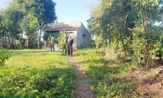 Con đường vào nhà bà Màu, nơi ông T. tử vong