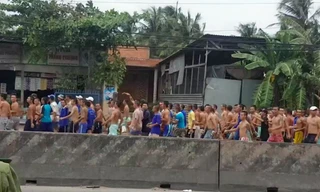 Hơn 100 học viên cai nghiện tràn ra đường