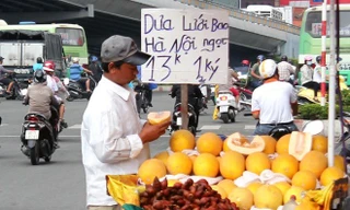 Khoảng 11.000 tấn dưa lưới vàng Trung Quốc được gắn mác "dưa Việt" được dân mua về ăn hàng ngày