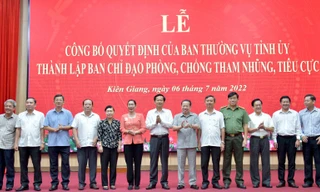 Ông Đỗ Thanh Bình làm Trưởng ban Chỉ đạo phòng chống tham nhũng tỉnh Kiên Giang