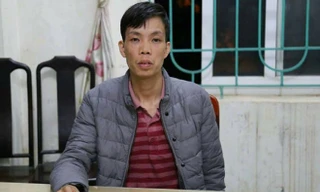 Đào Văn Bình tại cơ quan công an