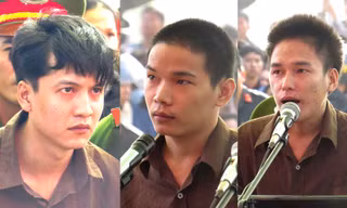 Các bị cáo Dương, Tiến và Thoại