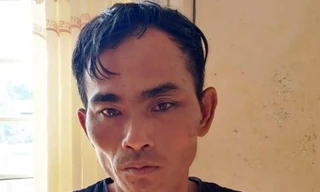 Huỳnh Hữu Lực tại cơ quan điều tra. Ảnh: Công an Bạc Liêu.