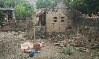 Hiện trường phát hiện thi thể cháu bé