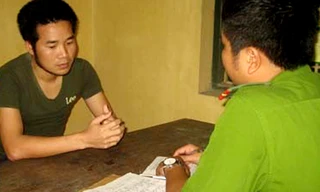 Thành bảo anh ta gầy đi nhiều do suy nghĩ về việc làm sai trái. Ảnh: Việt Đức