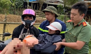 Công an Quảng Ngãi đỡ đẻ thành công cho một sản phụ chuyển dạ giữa đường