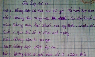 Nội quy giữ chồng của nữ sinh T.