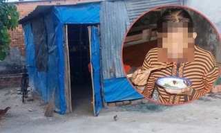 Ngôi nhà xập xệ nơi chị Trần Thị Á Khương sinh sống