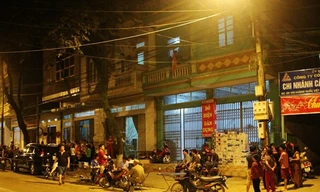 Khu vực có nhà của nữ bác sỹ khoa sản, nơi xảy ra sự việc