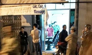 Tiệm hớt tóc – massage Ngọc Khánh, nơi xảy ra vụ án mạng kinh hoàng