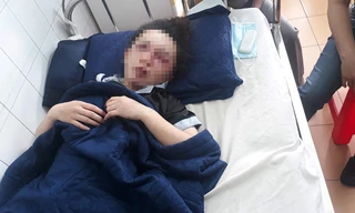 Chị V. đang được điều trị tại Bệnh viện đa khoa tỉnh Gia Lai