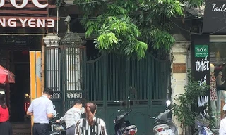 Cơ quan CSĐT khám xét trụ sở Cty Thiên Sơn tại Hà Nội ngày 31/5/2017. Ảnh: Nguyễn Hoàn