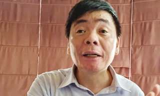 Luật sư Trần Vũ Hải tại văn phòng ở Hà Nội, hồi tháng 7