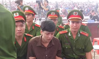 Bị cáo Nguyễn Hải Dương tại phiên tòa