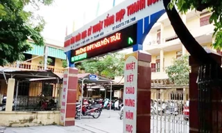 Trường THPT Nguyễn Trãi, nơi nam sinh lớp 10 đang học tập