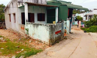 Căn nhà xảy ra vụ án mạng