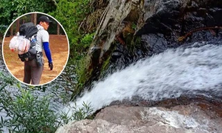 Một đoạn thác Lao Phào và nạn nhân Thi An Kiện