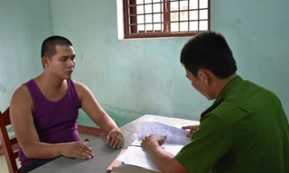 Đối tượng Linh tại CQĐT Ảnh: Công an Quảng Nam)