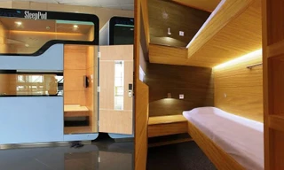 Buồng ngủ độc đáo cho khách chờ bay ở Nội Bài