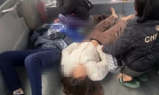 Nhân viên xe buýt kịp thời đưa người bị tai nạn đi cấp cứu