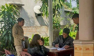 Cơ quan điều tra lấy lời khai người liên quan