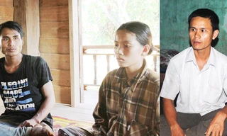 Anh Nguyễn Đình Đạo cho rằng ngành y tế Quảng Trị phải chịu trách nhiệm trong vụ việc (ảnh phải) và vợ chồng chị Thương - anh A Hang vẫn còn đau buồn trước cái chết của đứa con sơ sinh (Ảnh trái) 