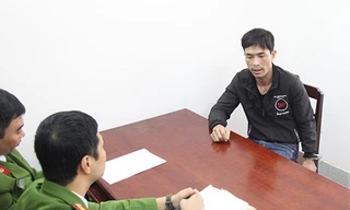 Nghi phạm Hợi khai nhận tại cơ quan công an