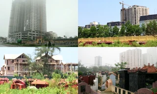 Lạnh người chung cư, biệt thự tiền tỷ sát vách nghĩa trang