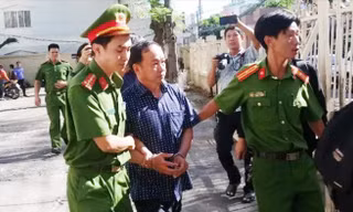 Bị can Nguyễn Hữu Hoành bị bắt giữ