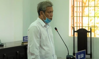 Bị cáo Trịnh Sướng tại phiên tòa sáng 20/4