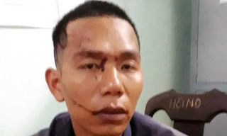 Nghi phạm Nam tại cơ quan điều tra