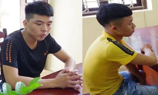 2 trong nhóm đối tượng bị khởi tố - Ảnh: Công an cung cấp