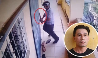 Tên trộm bị bố con chủ nhà tóm gọn