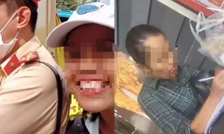 Yêu cầu nữ TikToker dừng tỏ tình 'em yêu anh' với CSGT