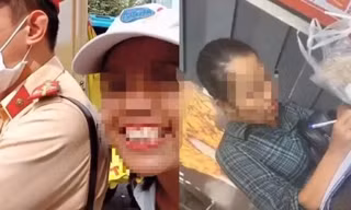 Yêu cầu nữ TikToker dừng tỏ tình 'em yêu anh' với CSGT