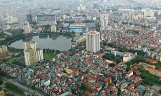 TP Hà Nội nhìn từ trên cao. Ảnh Internet.