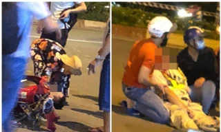 Chiến sĩ CSGT bị xe tông trúng khi đang làm nhiệm vụ