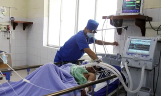 Anh Khiêm đang được điều trị tại Bệnh viện Đa khoa Lâm Đồng