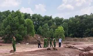 Tạm giữ người vợ nghi giết chồng rồi phi tang xuống ao